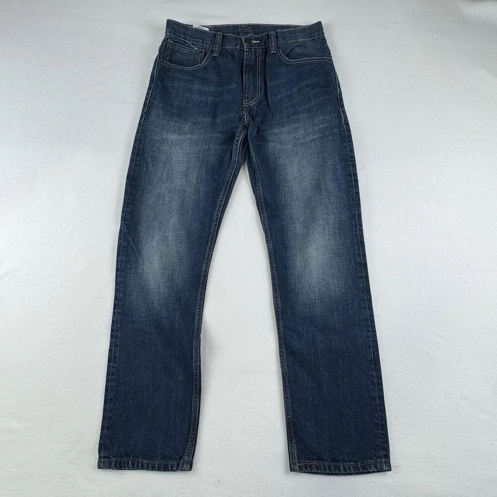 Levi's Men's 521 Slim Taper Dark Wash Denim Jeans Size 30x29